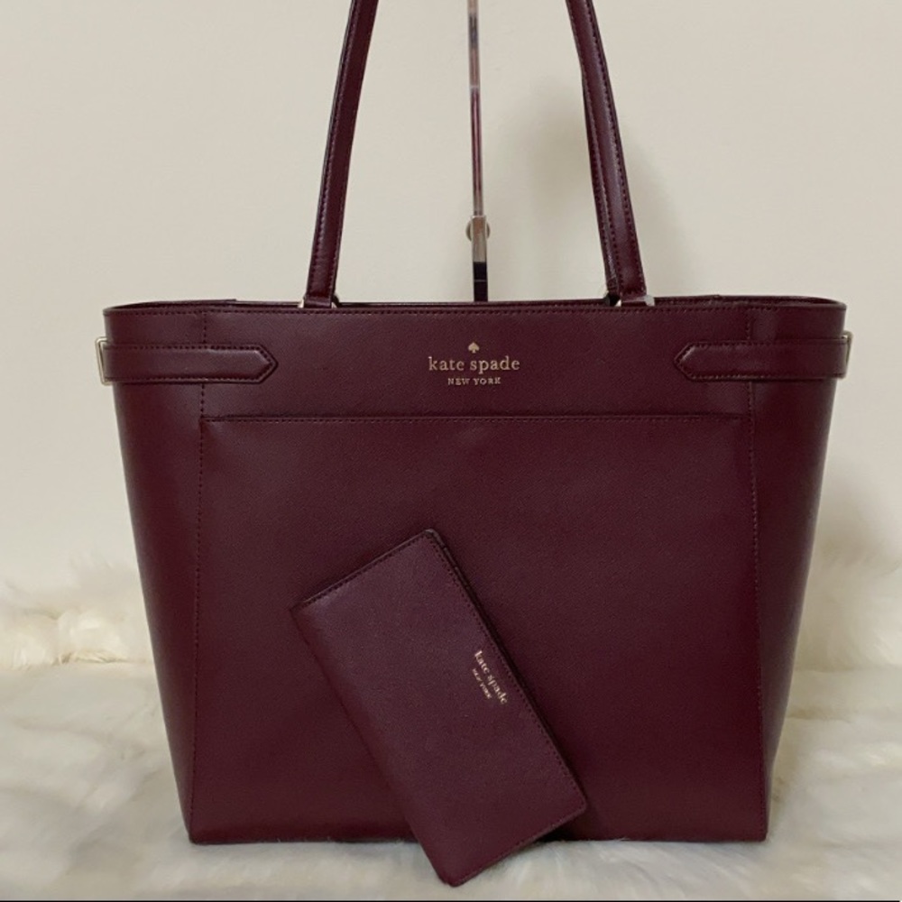 New💃Kate Spade staci laptop tote and wallet Set